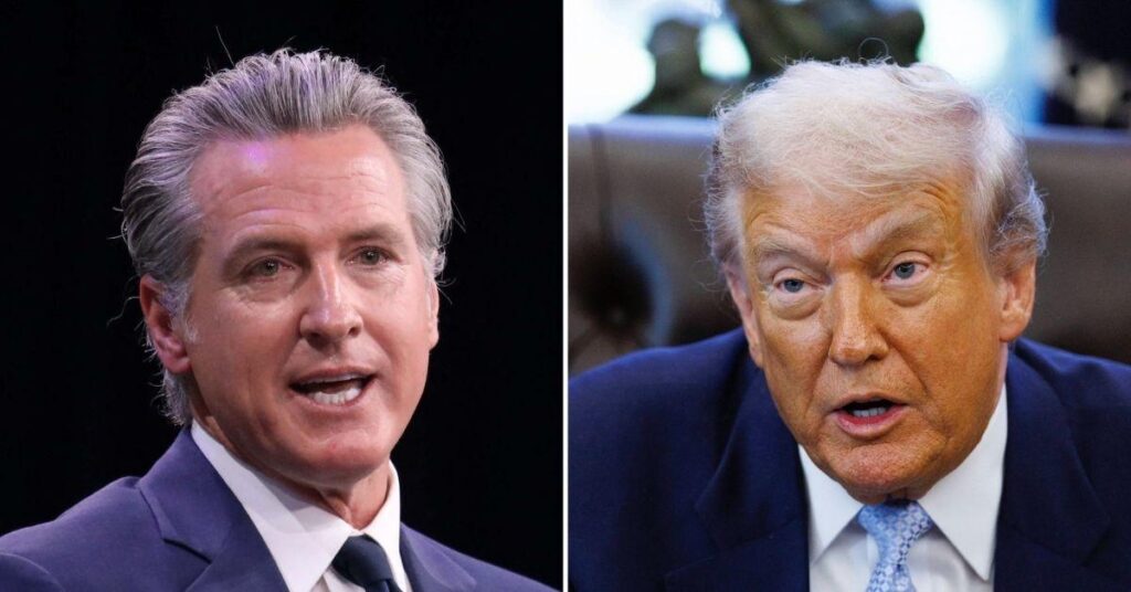 Gavin Newsom Destroys Trump With Embarrassing Photo After 'Piggy' Remark