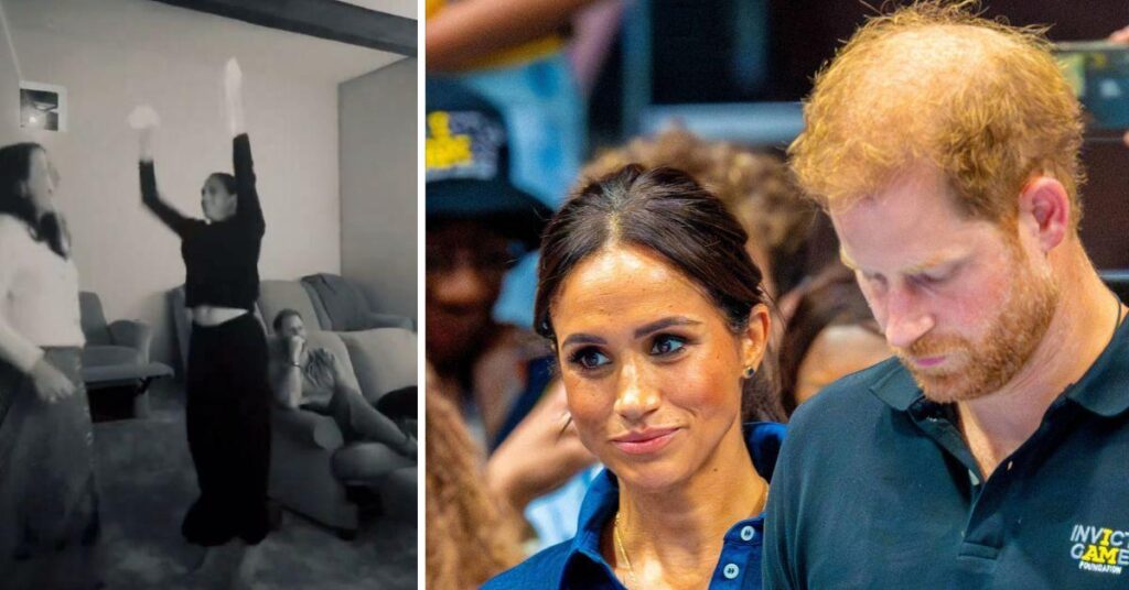 Harry Looked 'Stressed' During Meghan's ‘Staged’ World Series Video