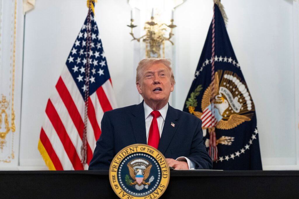 The White House’s new AI directive faces immediate pushback from state leaders and consumer advocates. (AP Photo/Alex Brandon)