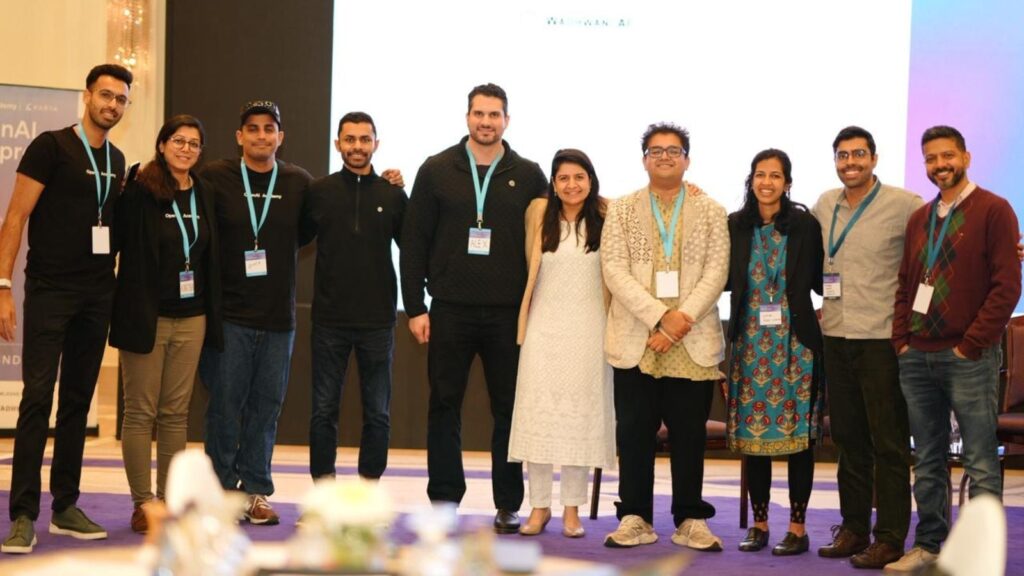 The OpenAI India team at the first event of the four-city Nonprofit Jam that kicked off in Bengaluru on January 15. (Image: OpenAI)