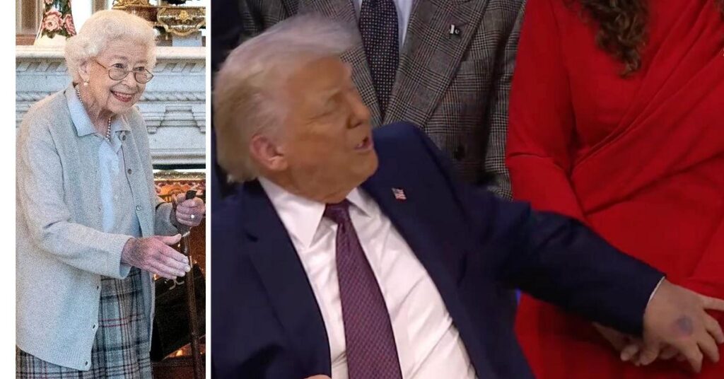 Trump's Bruises Compared to Queen Elizabeth's Days Before Her Death