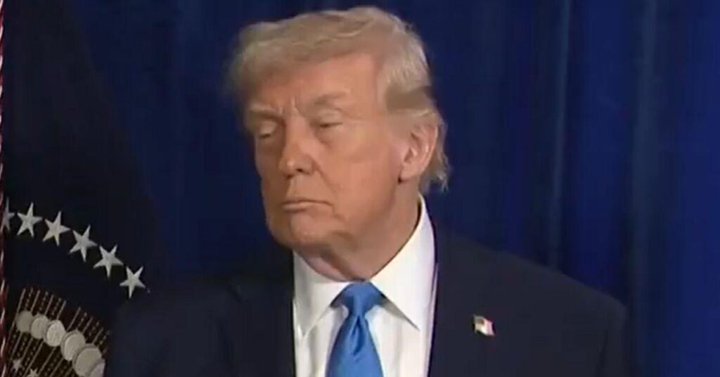 Donald Trump Appears to Slur His Words and Nod Off During Venezuela Speech