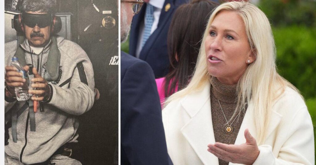 Marjorie Taylor Greene Rips Capture of Venezuelan Leader Nicolás Maduro Marjorie Taylor Greene Rips Capture of Venezuelan Leader Nicolás Maduro