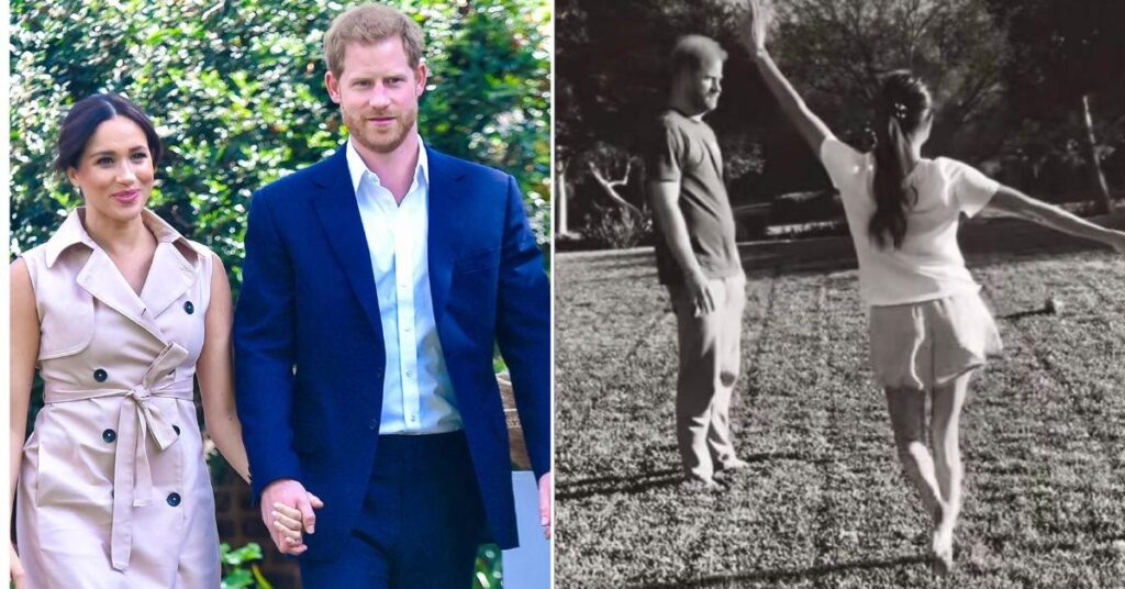 Prince Harry & Meghan Markle 'On Different Pages' in Cringe Dance Video