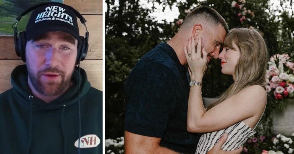 Travis Kelce Says 'Taylor Swift's Gonna Kill Me' Over 'Wood' Lyric