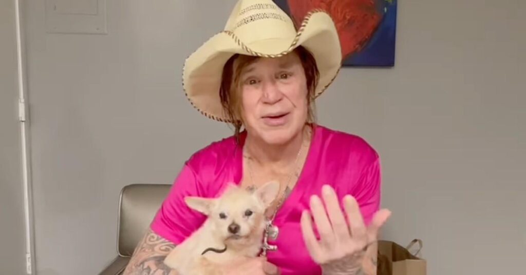 Watch Mickey Rourke Rage at Filmmaker's Unauthorized Biopic on Actor