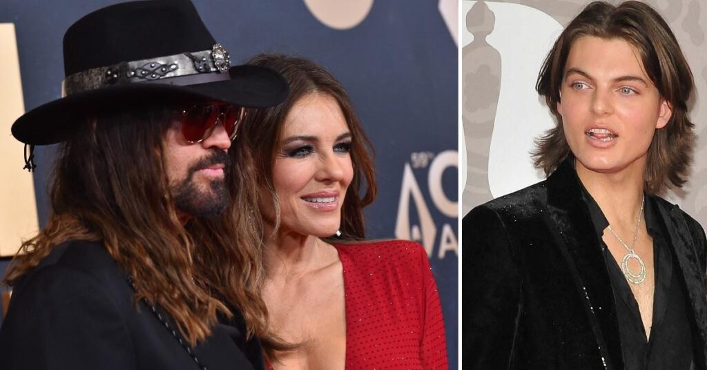Why Liz Hurley’s Romance With Billy Ray Cyrus Is Straining Bond With Son