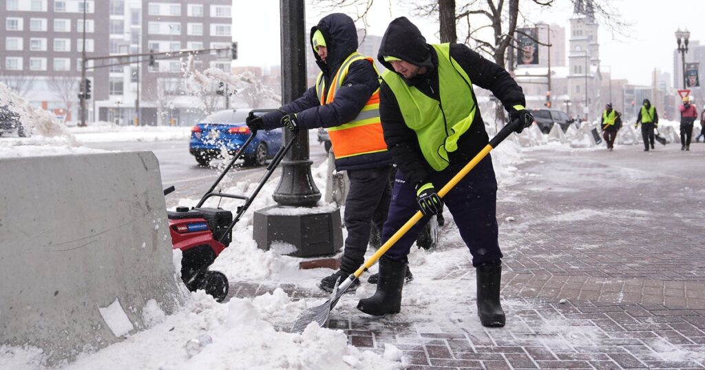 Severe Storms Pummel Parts Of U.S. With Snow And High Winds And Raise Tornado Threat