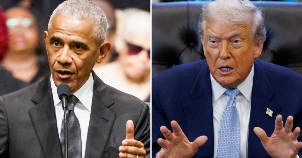 Barack Obama Shades Trump in Scathing Speech at Jesse Jackson's Funeral
