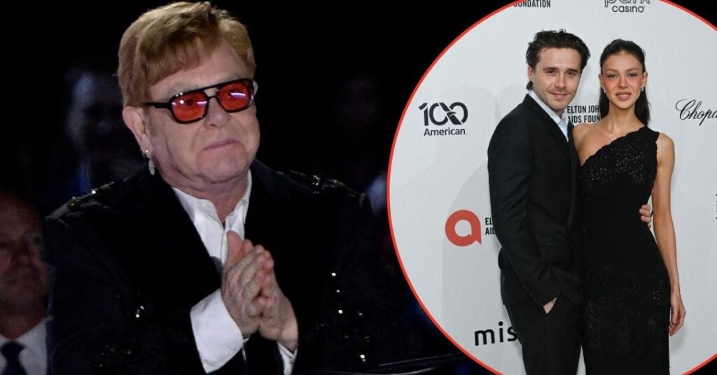 Elton John ‘Urged Godson Brooklyn Beckham to Make Peace With Parents’ Elton John 'Urged Godson Brooklyn Beckham to Make Peace With Parents'
