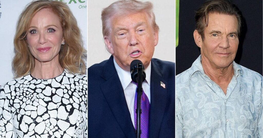 Lauren Holly Reacts To Dennis Quaid's Trump Praise