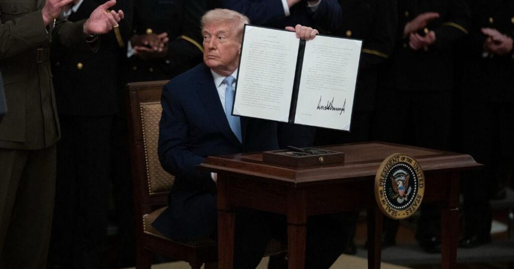 Trump, 79, Sparks Health Concerns After Struggling To Sit At Tiny Desk