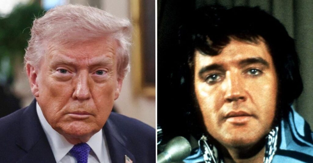 Trump's Bizarre Obsession with Elvis Exposed After Graceland Visit