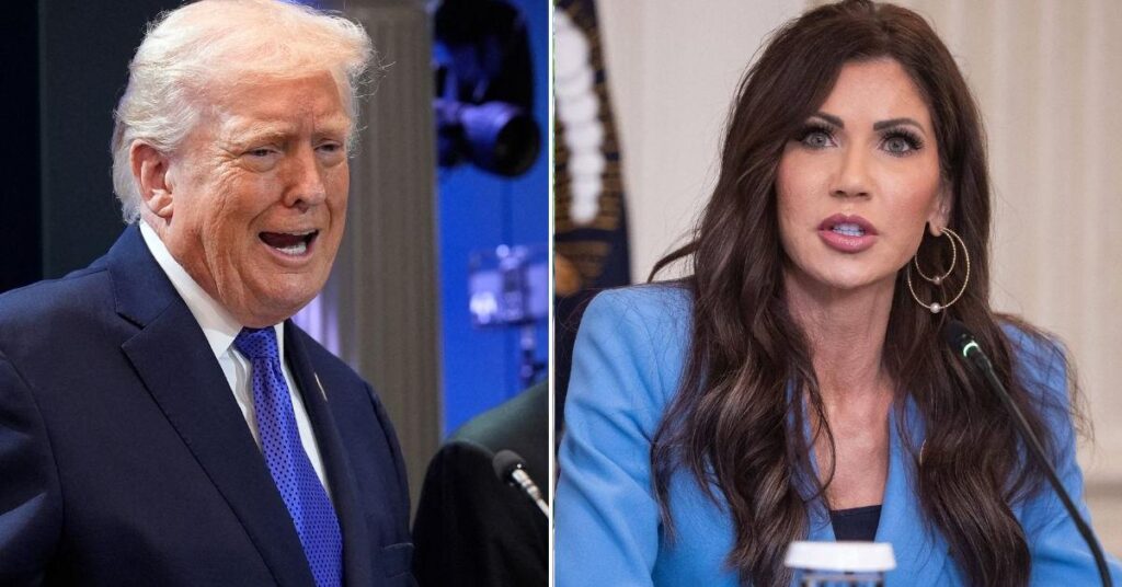 The Moment That Left Trump 'Angry' With Fired Kristi Noem Revealed