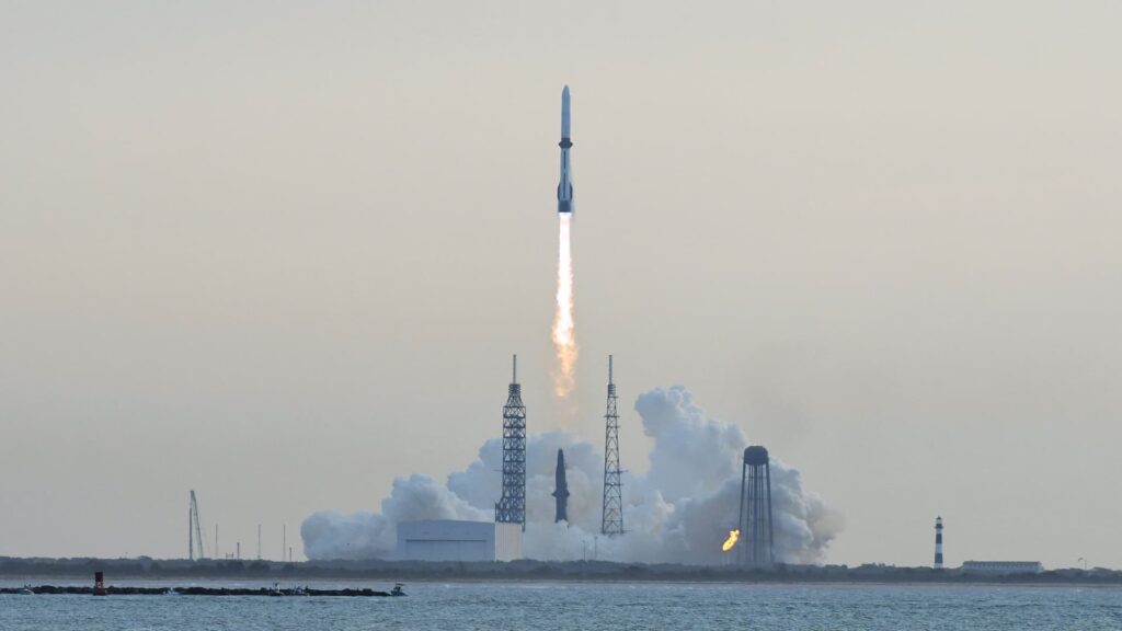 AST falls after Bezos’ Blue Origin places satellite in wrong orbit AST falls after Bezos' Blue Origin places satellite in wrong orbit
