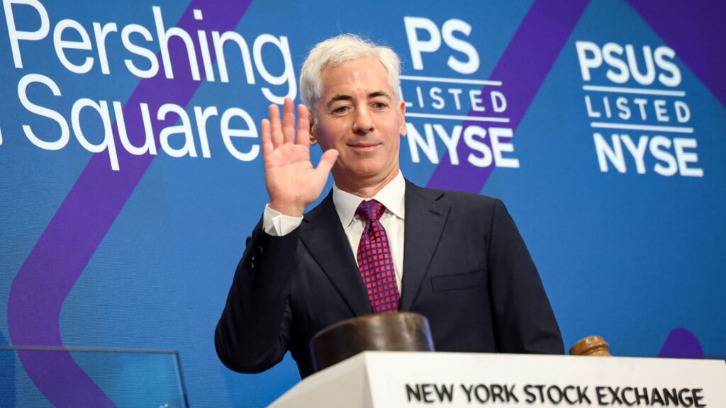 Bill Ackman’s Pershing Square USA fund falls sharply in public market debut Bill Ackman's Pershing Square USA fund falls sharply in public market debut