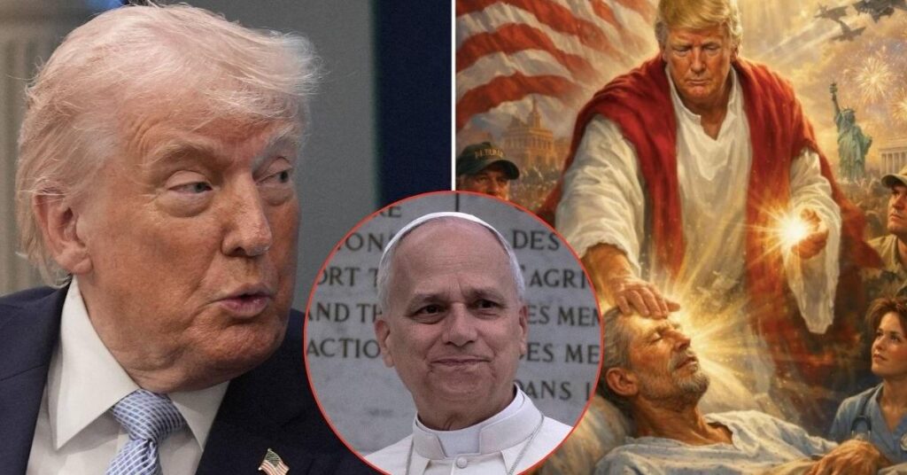 Donald Trump Locked In War Of Words With Pope Leo Over Iran Conflict Donald Trump Locked In War Of Words With Pope Leo Over Iran Conflict