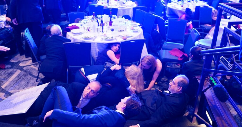 Trump Evacuated After Gunshots At WHCD; Dinner Called Off
