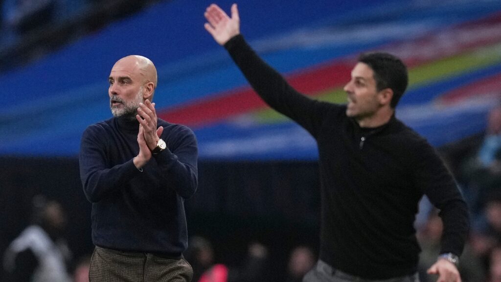 In title decider, Mikel Arteta hopes to symbolically retire his master; Pep Guardiola sets out to render his protege an imposter