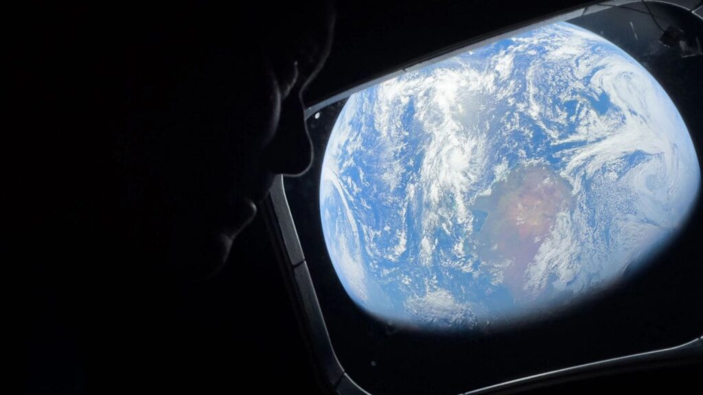 The spacecraft and the space junk are both travelling at extremely fast velocities, which makes it hard to see such things. (Image: Nasa)
