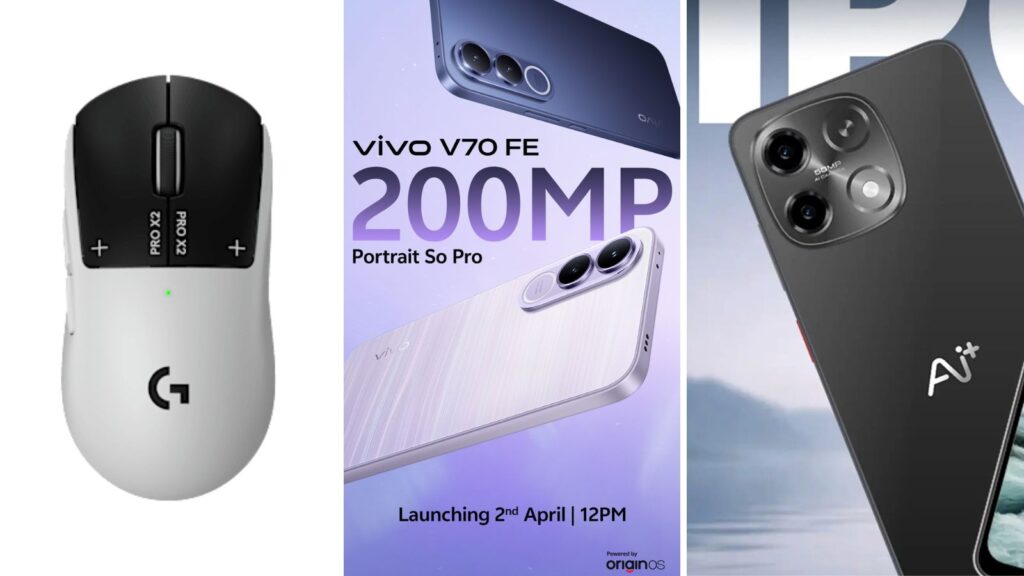 Tech and gadget launches today (April 09, 2026): Vivo V70 FE, Logitech PRO X2 SUPERSTRIKE, and more | Technology News From smartphones to AI platforms, today’s tech launches highlight a fast-evolving ecosystem driven by innovation, performance, and smarter digital experiences. (Express Image)