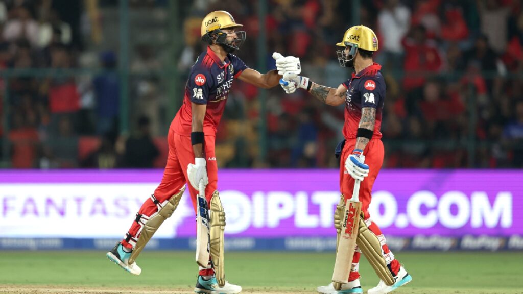Virat Kohli, Devdutt Padikkal fire RCB to five-wicket win over GT in Chinnaswamy farewell | Cricket News