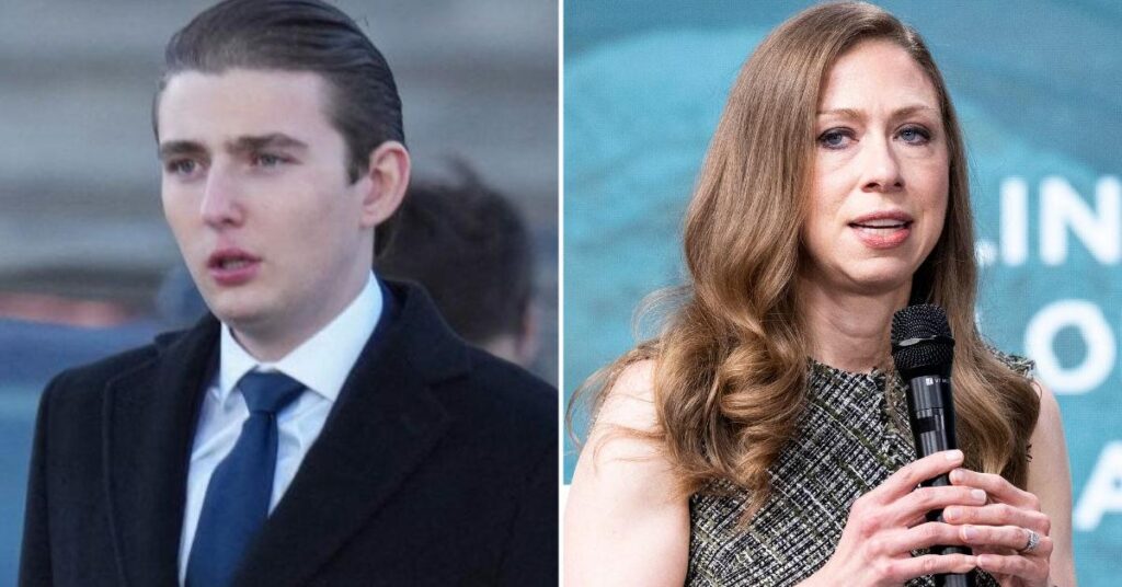 Barron Trump Gets Brutally Mocked After Chelsea Clinton’s Major Success Barron Trump Gets Brutally Mocked After Chelsea Clinton's Major Success