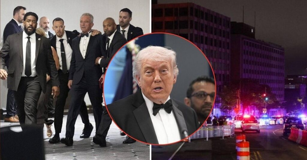 Trump’s Assassination Attempt Crime Scene Photos From WHCD Revealed Trump's Assassination Attempt Crime Scene Photos From WHCD Revealed