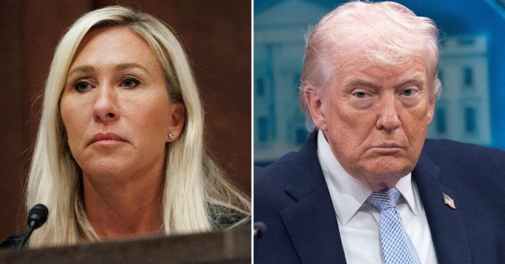 Marjorie Taylor Greene Refuses To Engage Trump’s ‘Bullying’ Rants Marjorie Taylor Greene Refuses To Engage Trump's 'Bullying' Rants