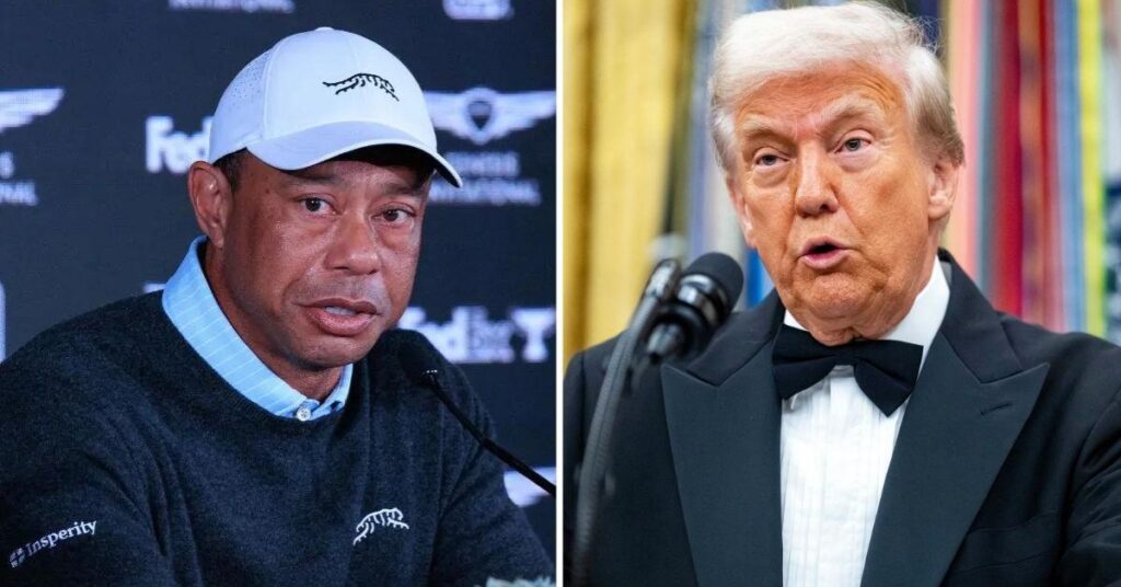 Tiger Woods Was ‘Talking to President Trump’ After Rollover Car Crash Tiger Woods Was 'Talking to President Trump' After Rollover Car Crash
