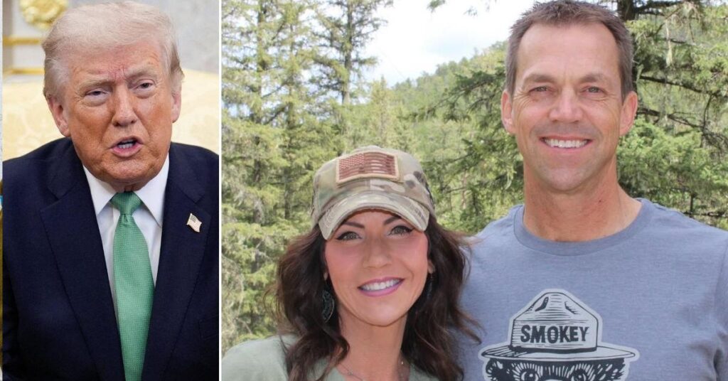 Trump Shocked After Kristi Noem's Husband's 'Busty Bimbo' Photos Leaked