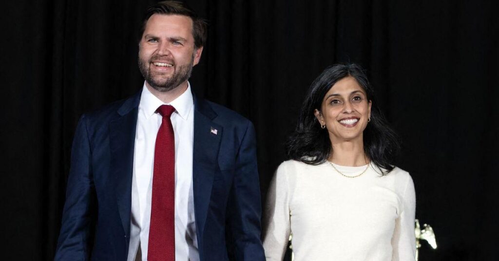 Usha Vance Insists Husband JD Is ‘Nicest, Funniest Guy’ Usha Vance Insists Husband JD Is 'Nicest, Funniest Guy'