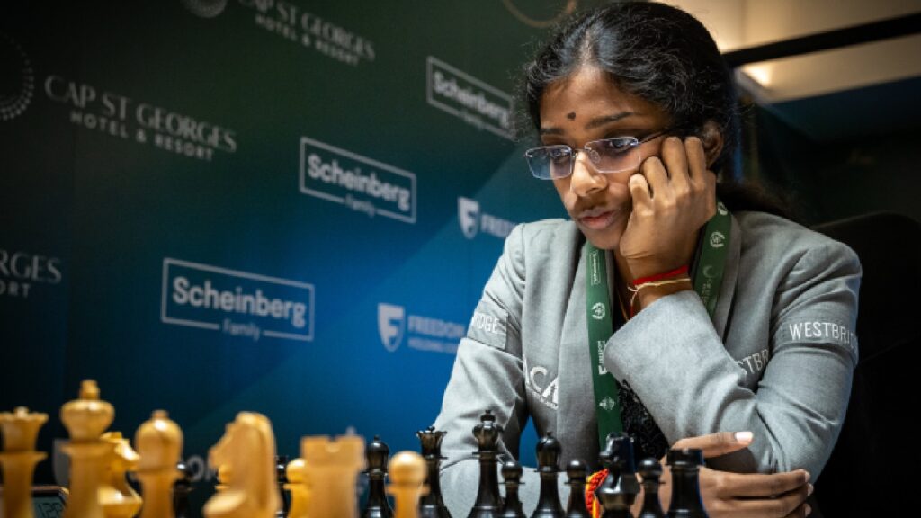 R Vaishali, Bibisara Assaubayeva set up final-round photo finish in Women’s Candidates