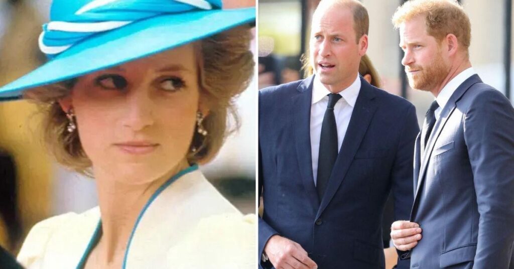 Harry and William 'United in Grief' Over Unseen Princess Diana Footage