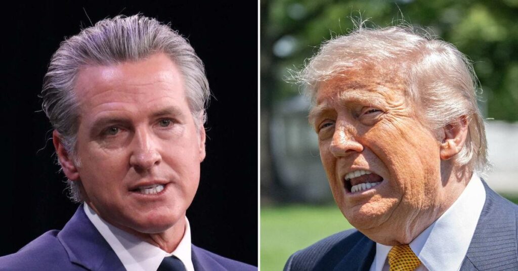 Gavin Newsom Feud with Donald Trump Explodes Over 'Lost It' Jibe