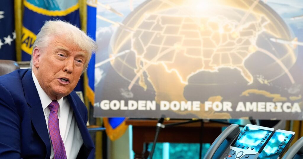 Trump’s Proposed ‘Golden Dome’ Estimated To Cost $1.2 Trillion, Far More Than He Initially Said