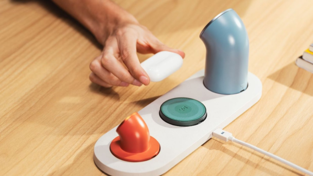 DailyObjects unveils NODE dock-and-go wireless charging ecosystem | Technology News DailyObjects’ new NODE ecosystem features modular wireless charging modules designed for both desk and portable use. (Image: DailyObjects)