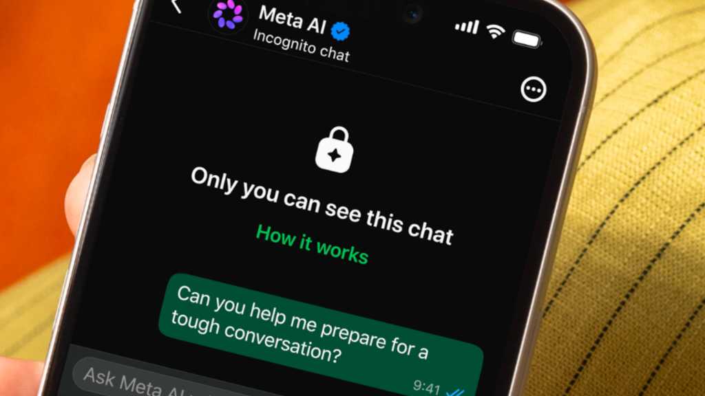 WhatsApp is getting Incognito Chat with Meta AI Inkognito-Chat mit echter Privatsphäre dank Private Processing