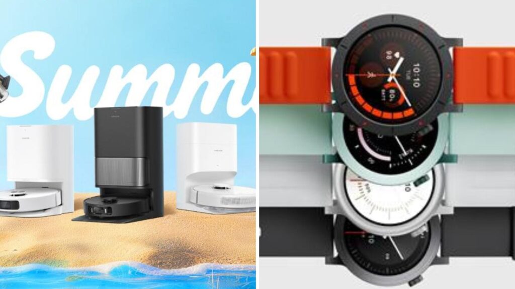 Latest consumer tech updates featuring smartwatch launches, smart home appliance offers, AI tools, and refurbished electronics expansion in India. (Image: Express Image)