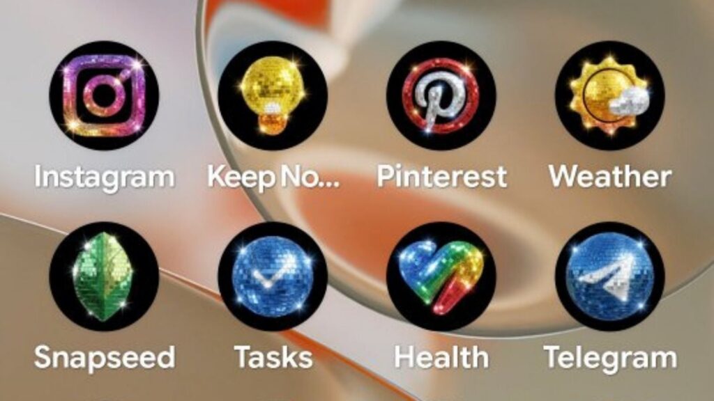 Google joins Spotify’s disco-ball icon trend with sparkly Pixel makeover | Technology News Google is giving Pixel phones a retro disco makeover with glittery app icons that are already splitting opinion online (Image: X/ Sameer Samat)