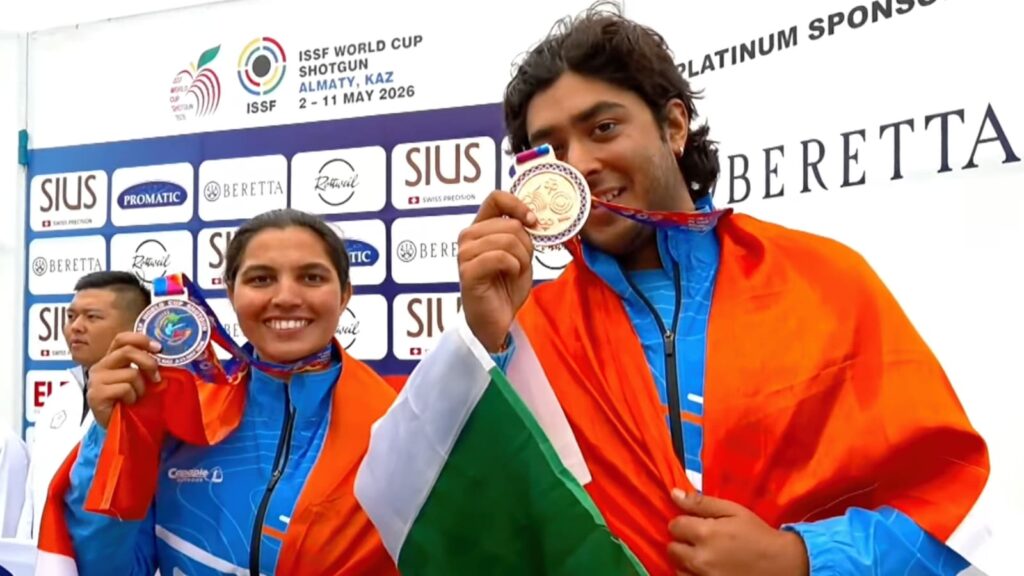 Training with former Olympics champion Peter Wilson, Indian pair of Vivaan Kapoor and Neeru Dhanda, strike bronze