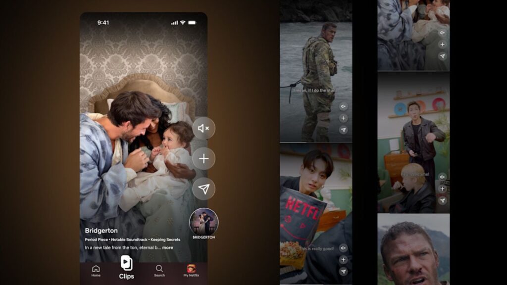Tech Launches: Netflix’s new ‘clips’, JUST CORSECA wall art wireless speakers, Apple iNvent pre-booking offers, and more | Technology News Catch up on the day’s biggest tech launches, trends, and updates—from devices to digital experiences. (Image: Netflix)