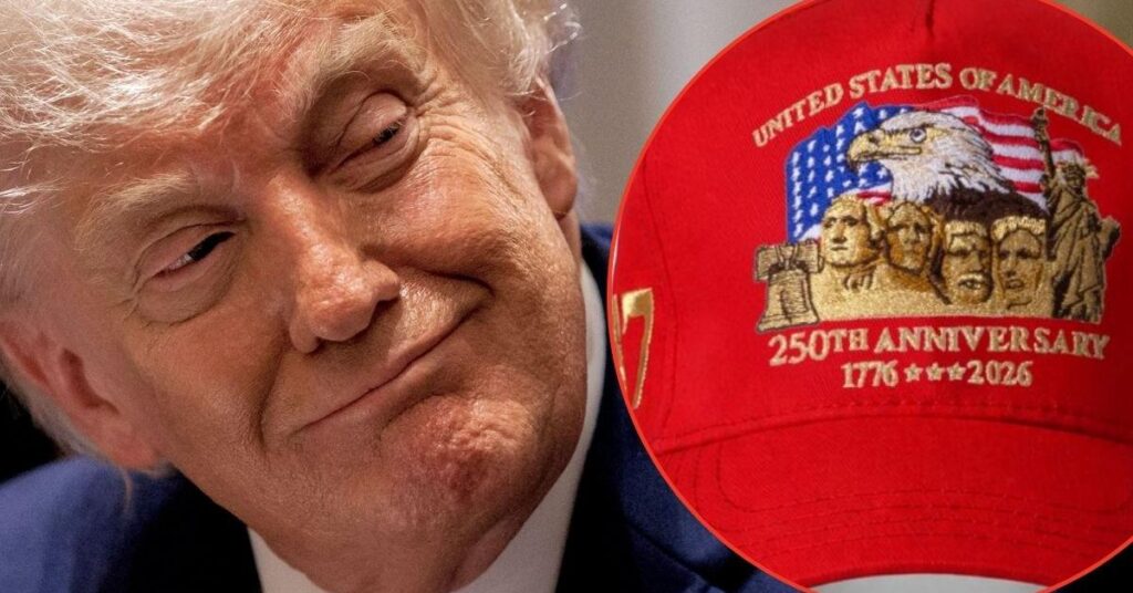 Trump Promotes New Merch During Cabinet Meeting