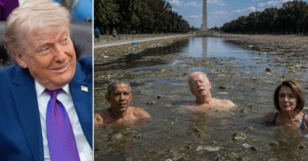 Trump’s Vulgar Feces Meme of Obama, Biden & Pelosi Ignites Fury