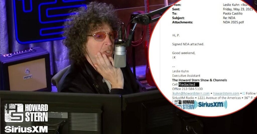 Radar Obtains the SIGNED NDAs Howard Stern’s Accuser Claim ‘Don’t Exist’ Radar Obtains the SIGNED NDAs Howard Stern's Accuser Claim 'Don't Exist'