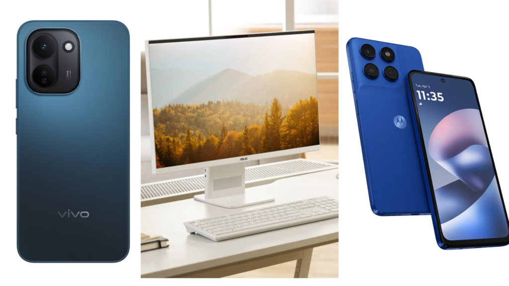 Tech launches today (May 25, 2026): ASUS VM441 AiO, HMD Vibe2 5G, Vivo Y600 Turbo, and more | Technology News Latest tech launches on May 25 include ASUS VM441 AiO, Vivo Y600 Turbo, and Motorola’s Moto G37 lineup. (Image: Express Image)